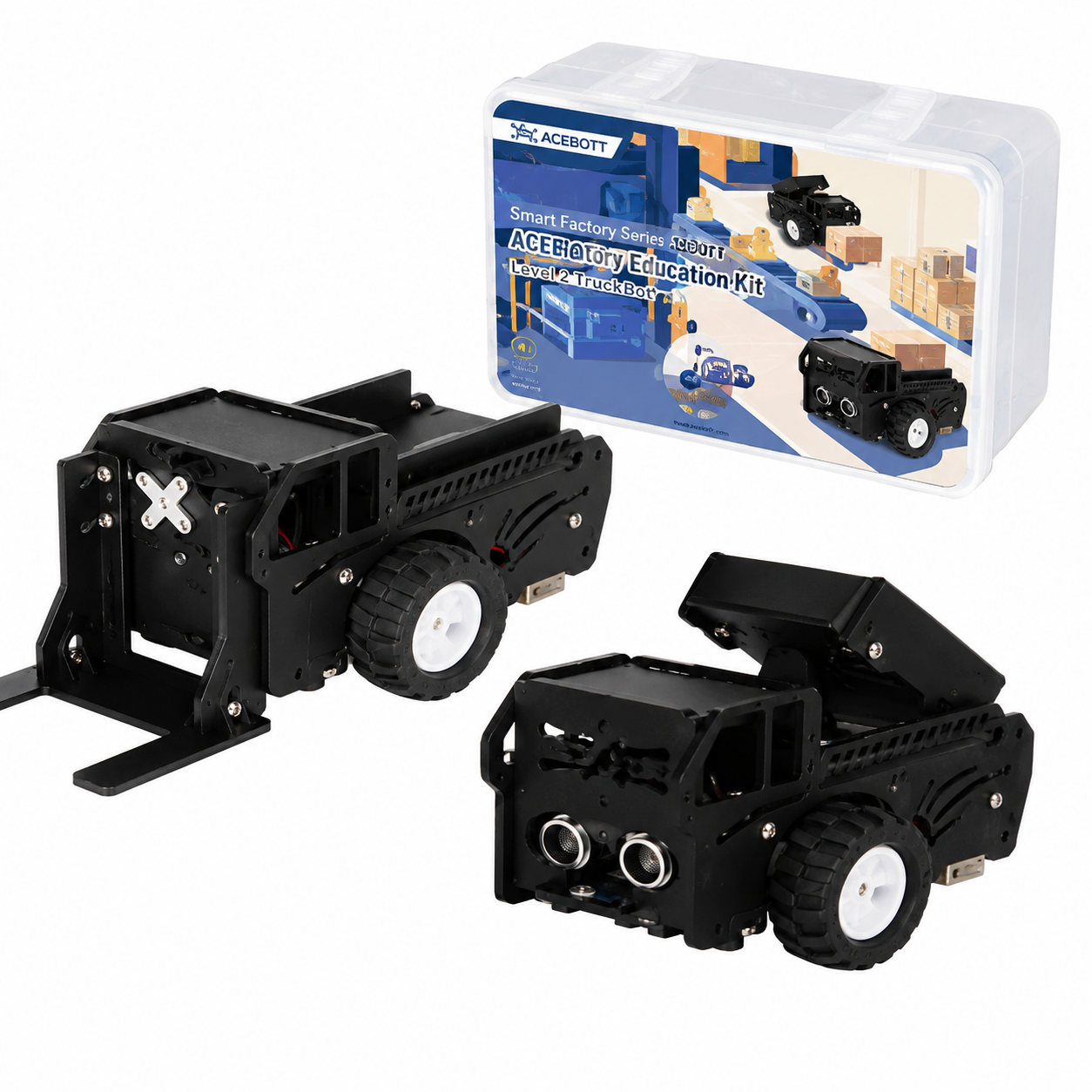 ACEBOTT Smart Factory Education Kit – Level 2 TruckBot (Without Battery)
