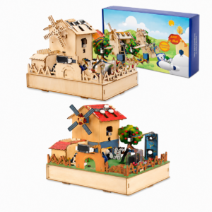 ACEBOTT Easy-Plug Smart Farm Starter Kit for ESP32 – Wooden House IoT WiFi (Explorer Series)