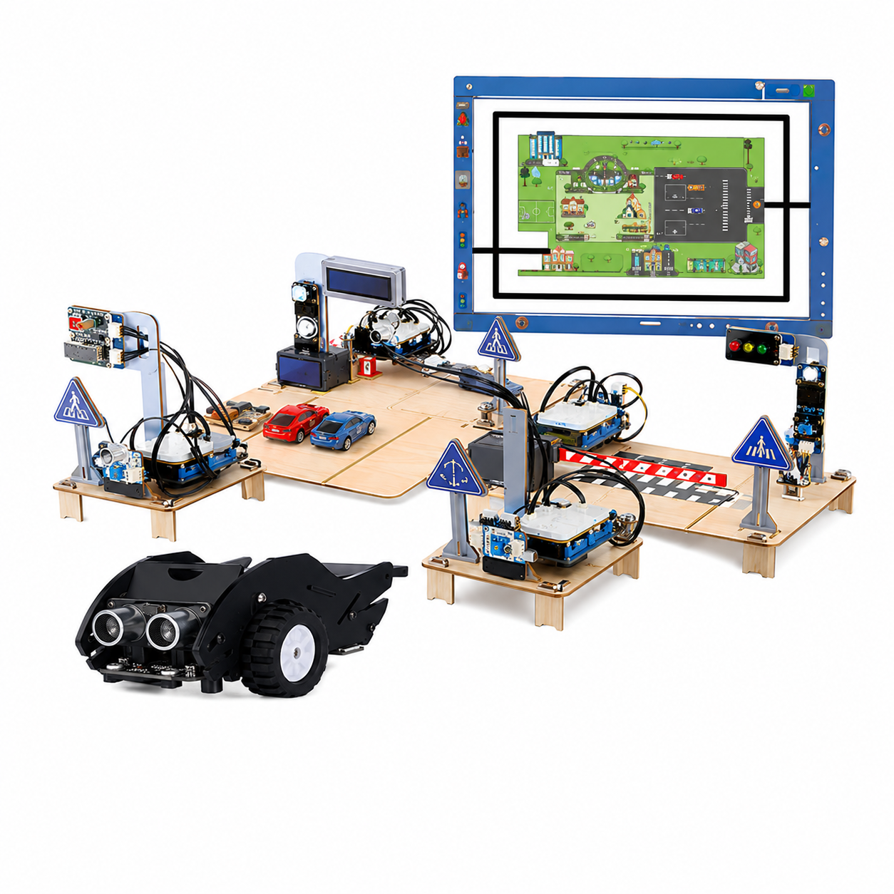 ACEBOTT Intelligent Transportation Display Kit with Sandbox Map – Year 1 Ultimate Display Version